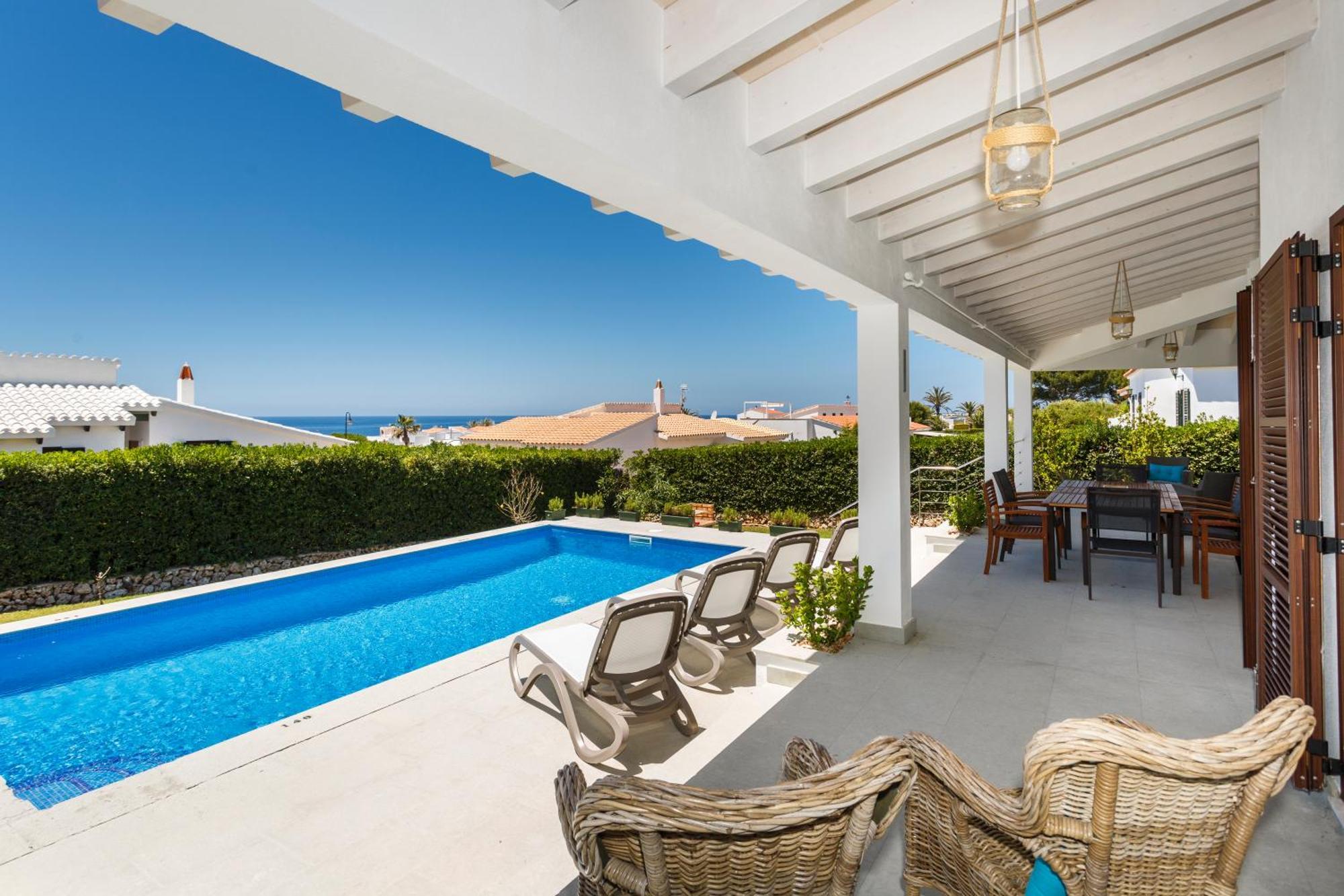 Bini Sole - Villa De Lujo Con Piscina En Menorca Бінібека Екстер'єр фото