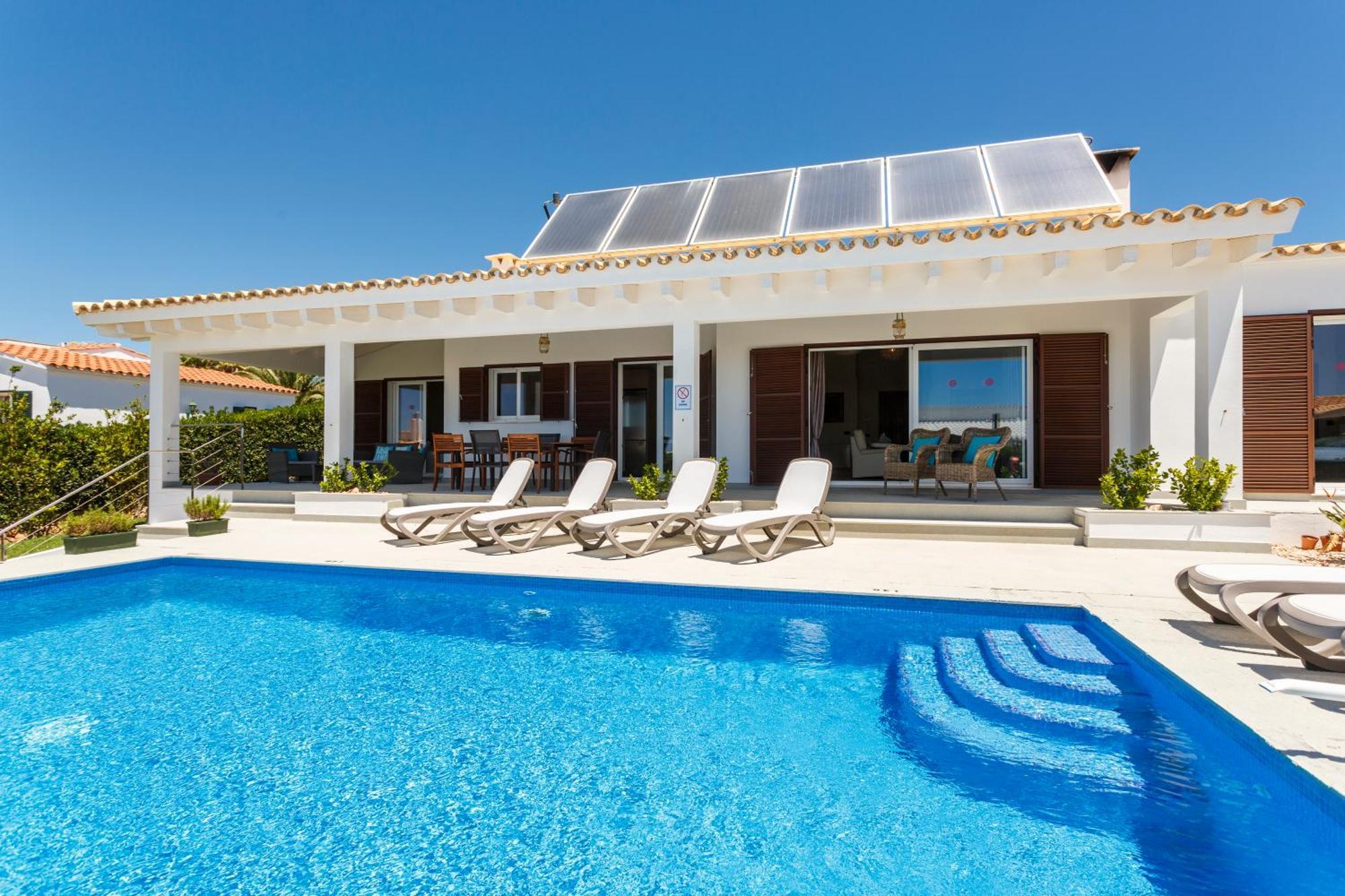Bini Sole - Villa De Lujo Con Piscina En Menorca Бінібека Екстер'єр фото